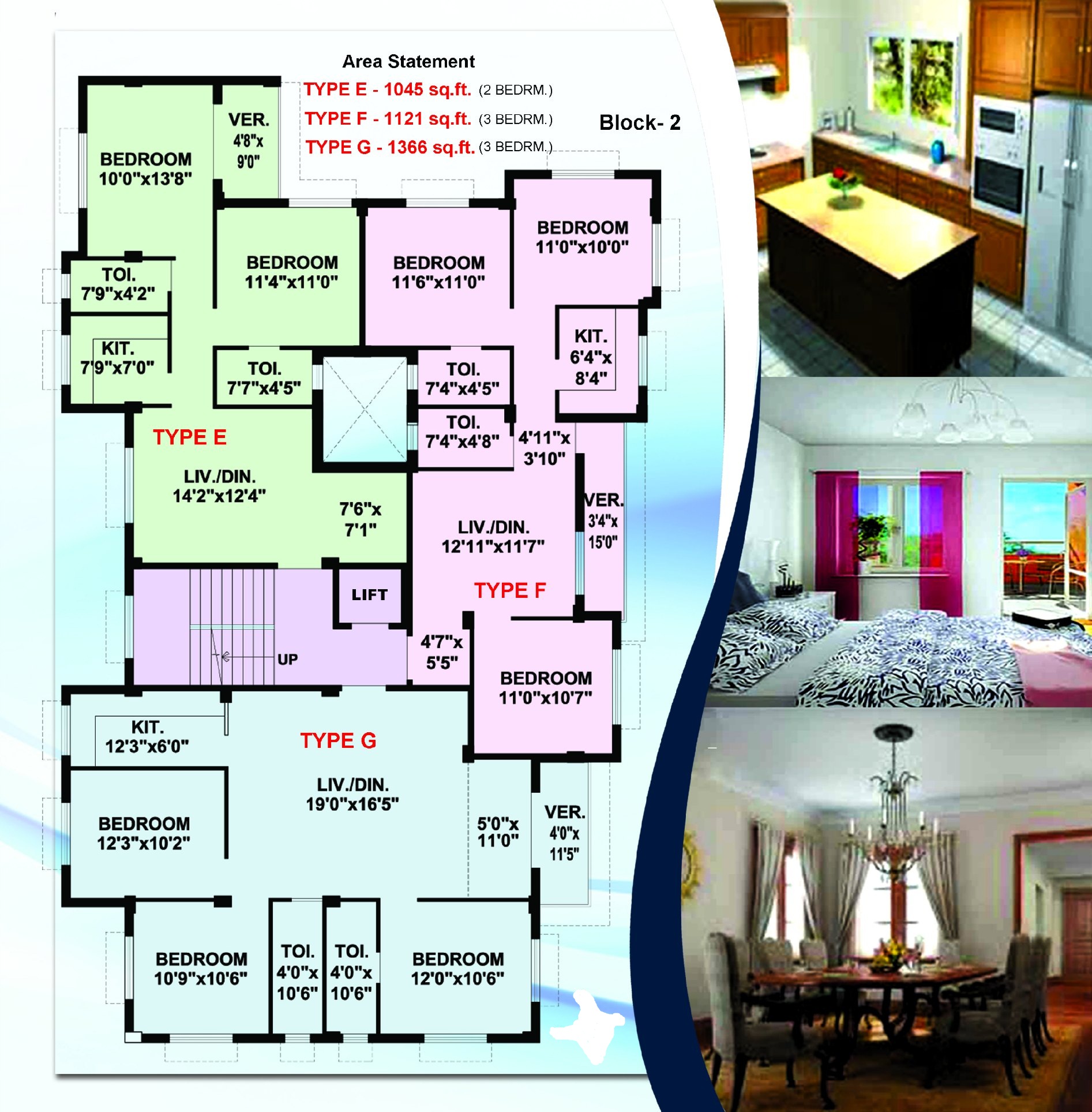 Block-2 Area Statement of Pabitra Group of Companies