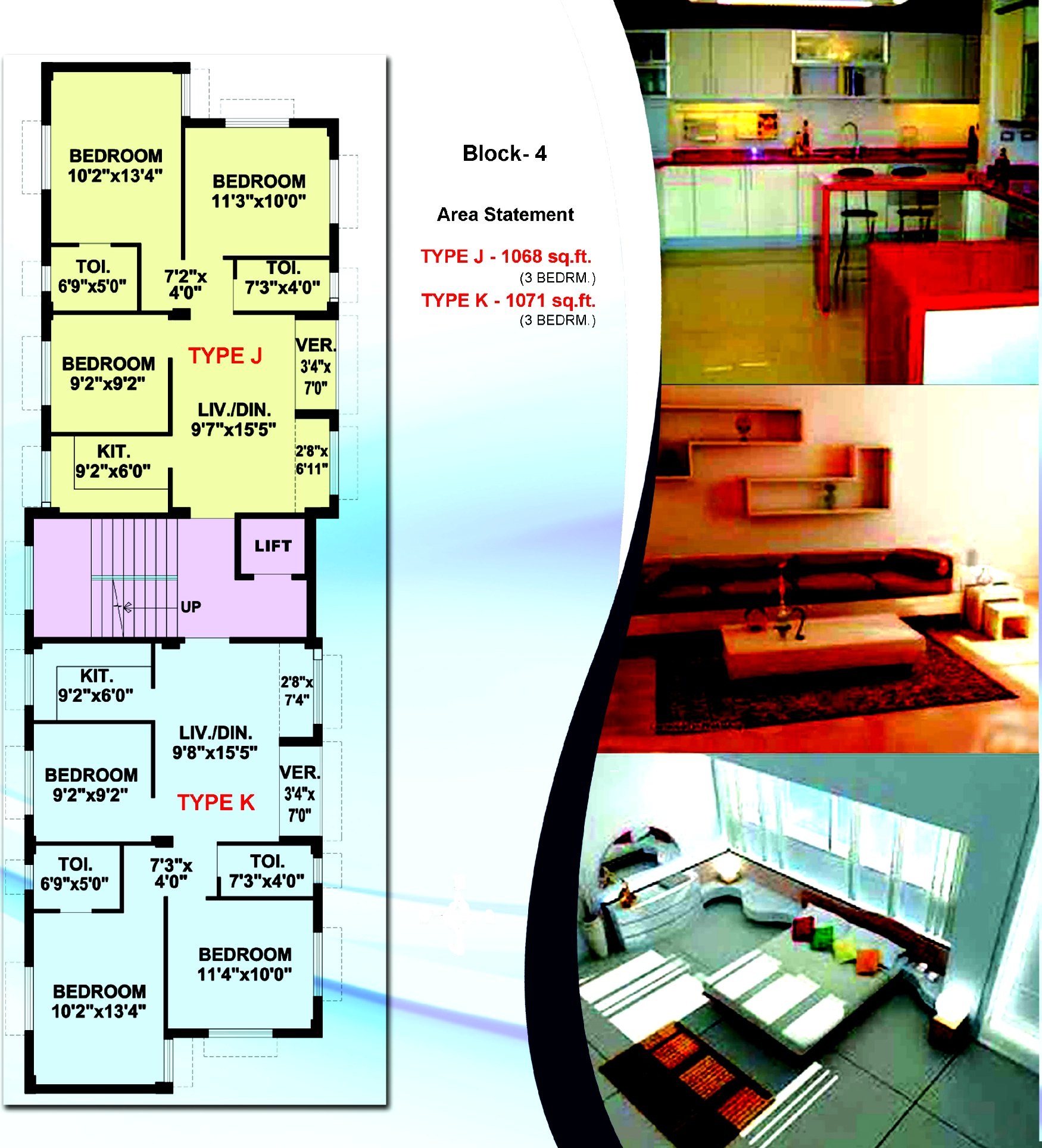 Block-4 Area Statement of Pabitra Group of Companies