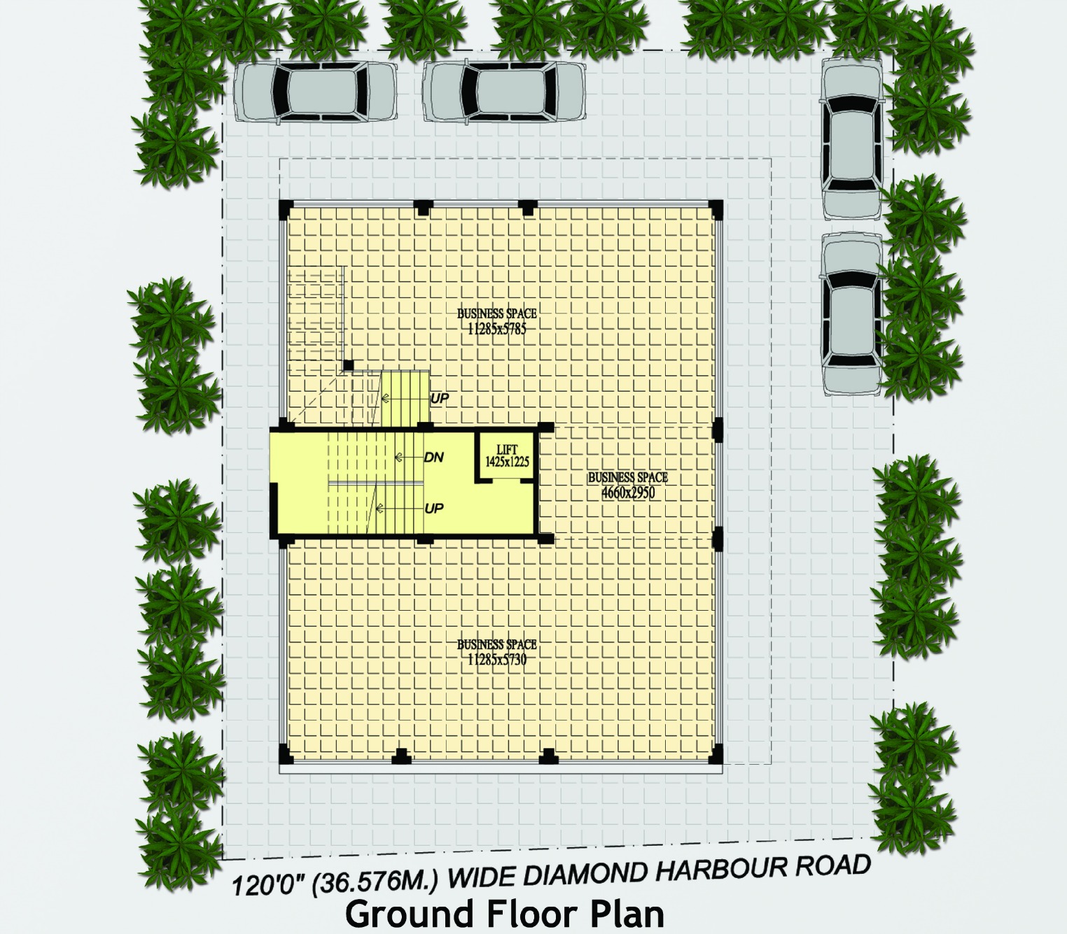 Ground Floor Plan in PabitraBhawan Project